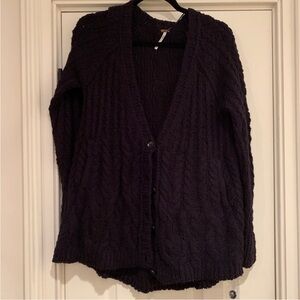 Free People Cable knit Cardigan, Small